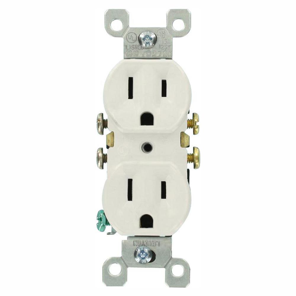 DUPLEX RECEPTACLE IVORY