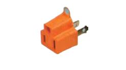 ORANGE GROUNDING ADAPTOR