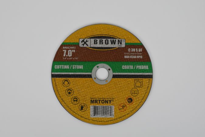 7" 2 LAYER FLAT CUTSTONE DISC